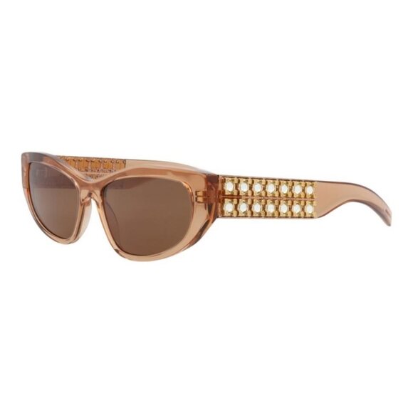 Givenchy Womens Cat Eye Orange Orange Brown Fashion Designer Eyewear - Picture 1 of 4